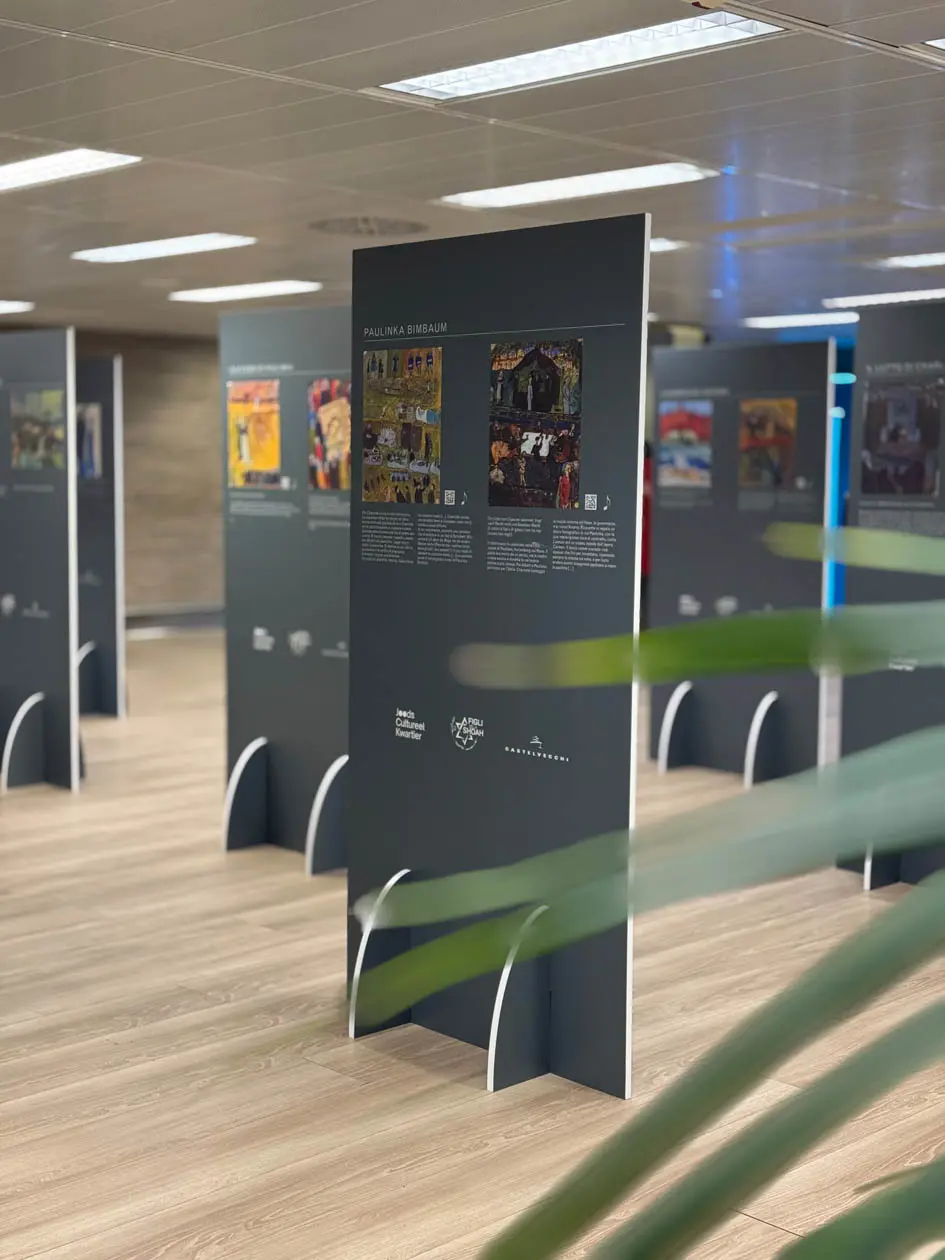 Mostra  “Charlotte Salomon. Un viaggio artistico e umano nel tempo della Shoah”. Copyright © Sea Aeroporti di Milano