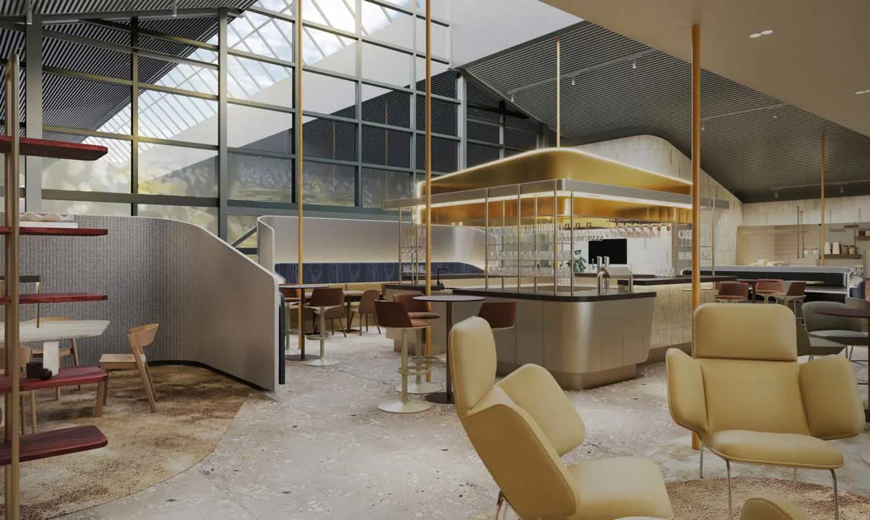 Business lounge Aspire a Vilnius Airport Foto: Copyright © JSC Lithuanian Airports Vilnius Branch