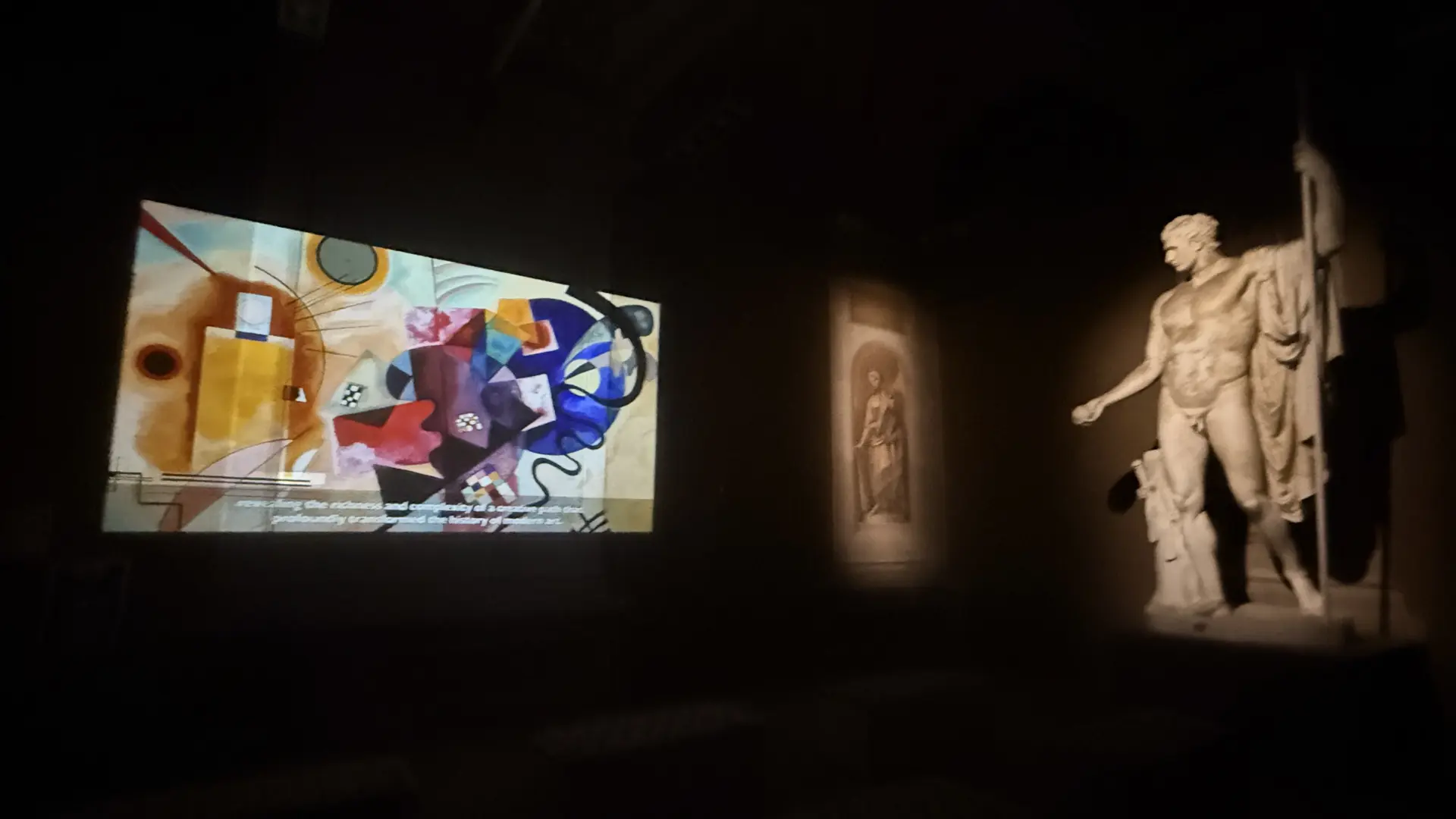  Kandinsky a Roma a Palazzo Bonaparte. Foto allestimento. Copyright © Stampa Mostra Arthemisia