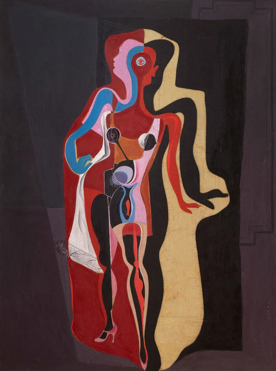 Salvador Dalí, Figure. Barcelona Mannequin, 1926, Oil on canvas, 198 x 148 cm © Salvador Dalí, Fundació Gala- Salvador Dalí, Figueres, 2026