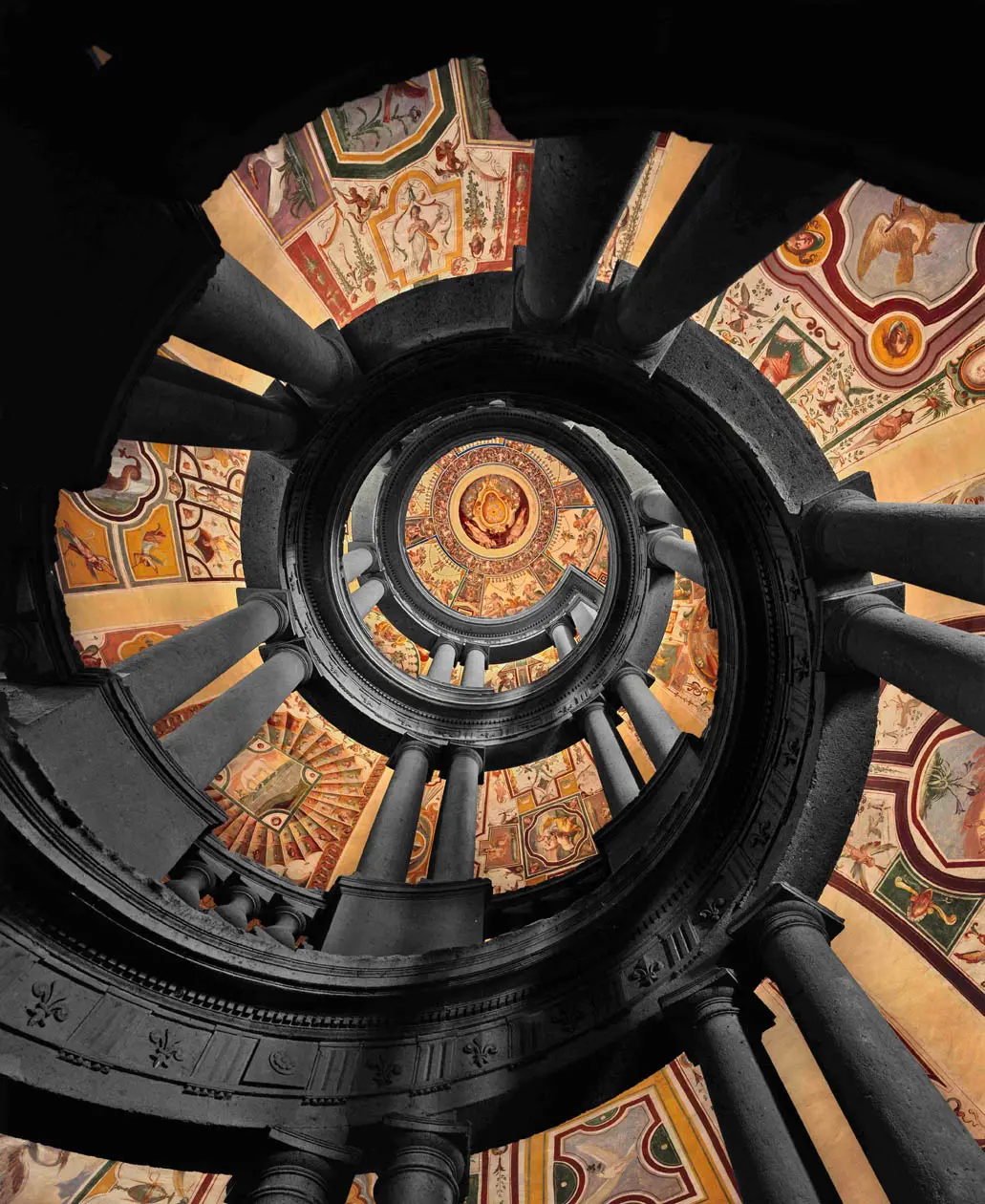 Scala Regia – Palazzo Farnese, Caprarola, seconda metà del XVI secolo The Royal Staircase of Villa Farnese in Caprarola, second half of the 16th century 195 x 160 cm © Ahmet Ertuğ