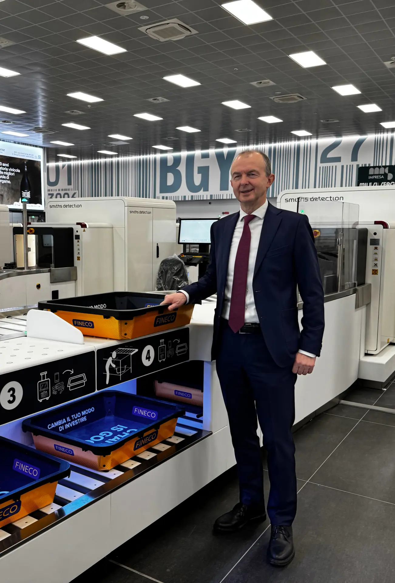 Sanga ai nuovi controlli di sicurezza di Milan Bergamo Airport. Foto: Copyright © Avion Tourism Magazine - Sisterscom.com