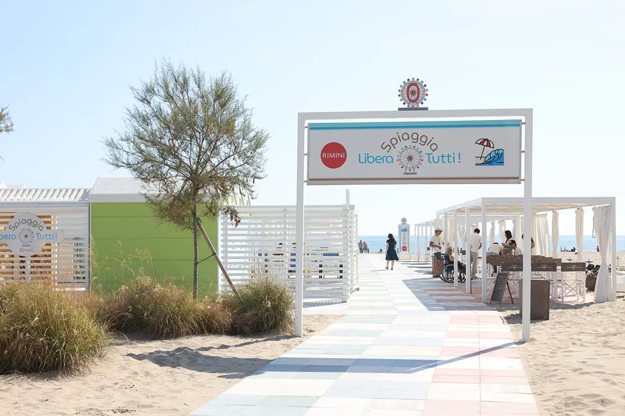 Spiaggia libera tutti a Rimini. Foto: Copyright&nbsp;© Ufficio stampa Visit Rimini