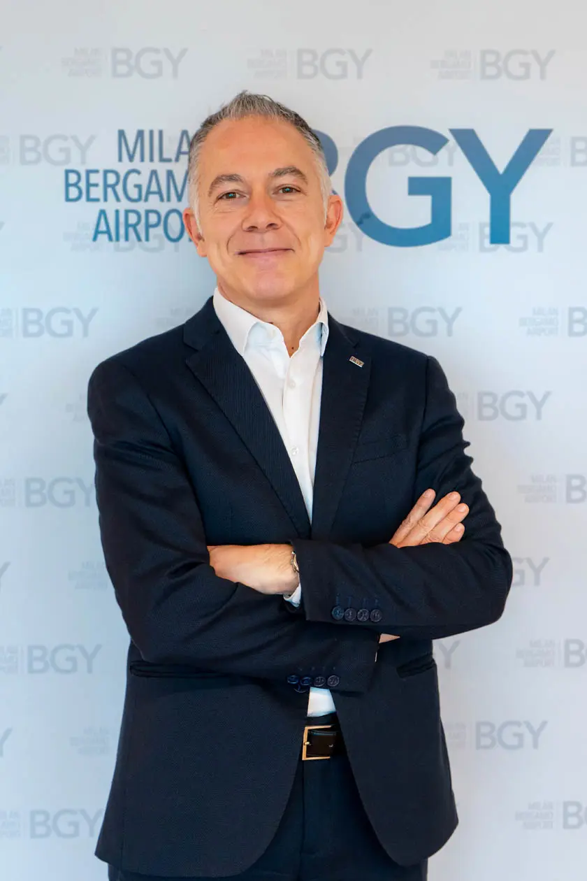 Giacomo Cattaneo Director of Commercial Aviation, Marketing & Communications di Milan Bergamo Airport. Foto: Copyright © Sacbo Spa
