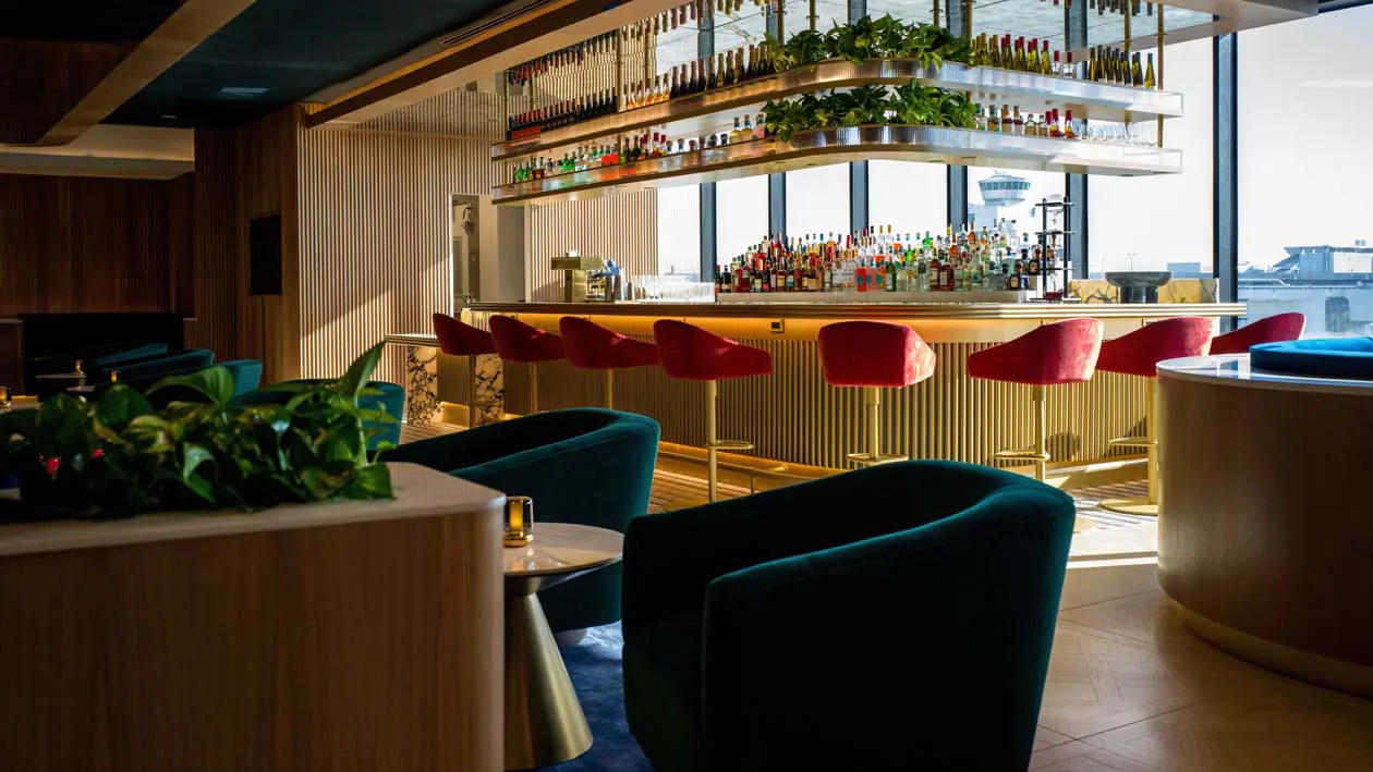 British airways new bar in Miami lounge foto: Copyright © British Airways