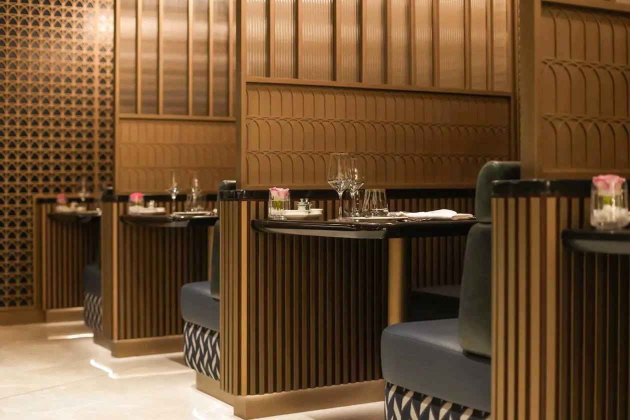 concorde dining room in new dubai lounge foto: Copyright © British Airways