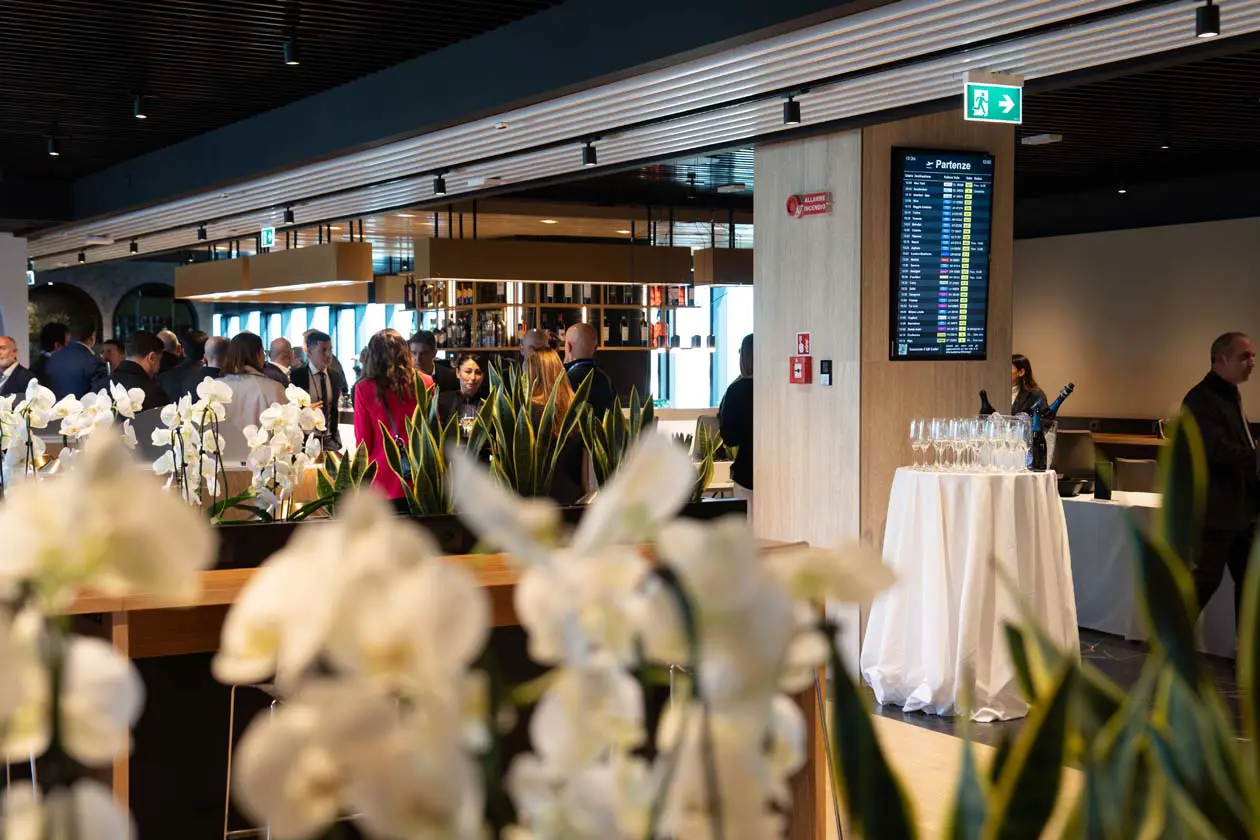 Prima Vista Lounge all'aeroporto di Roma Fiumicino, Terminal 1 Foto: Copyright © ADR e Aviapartner