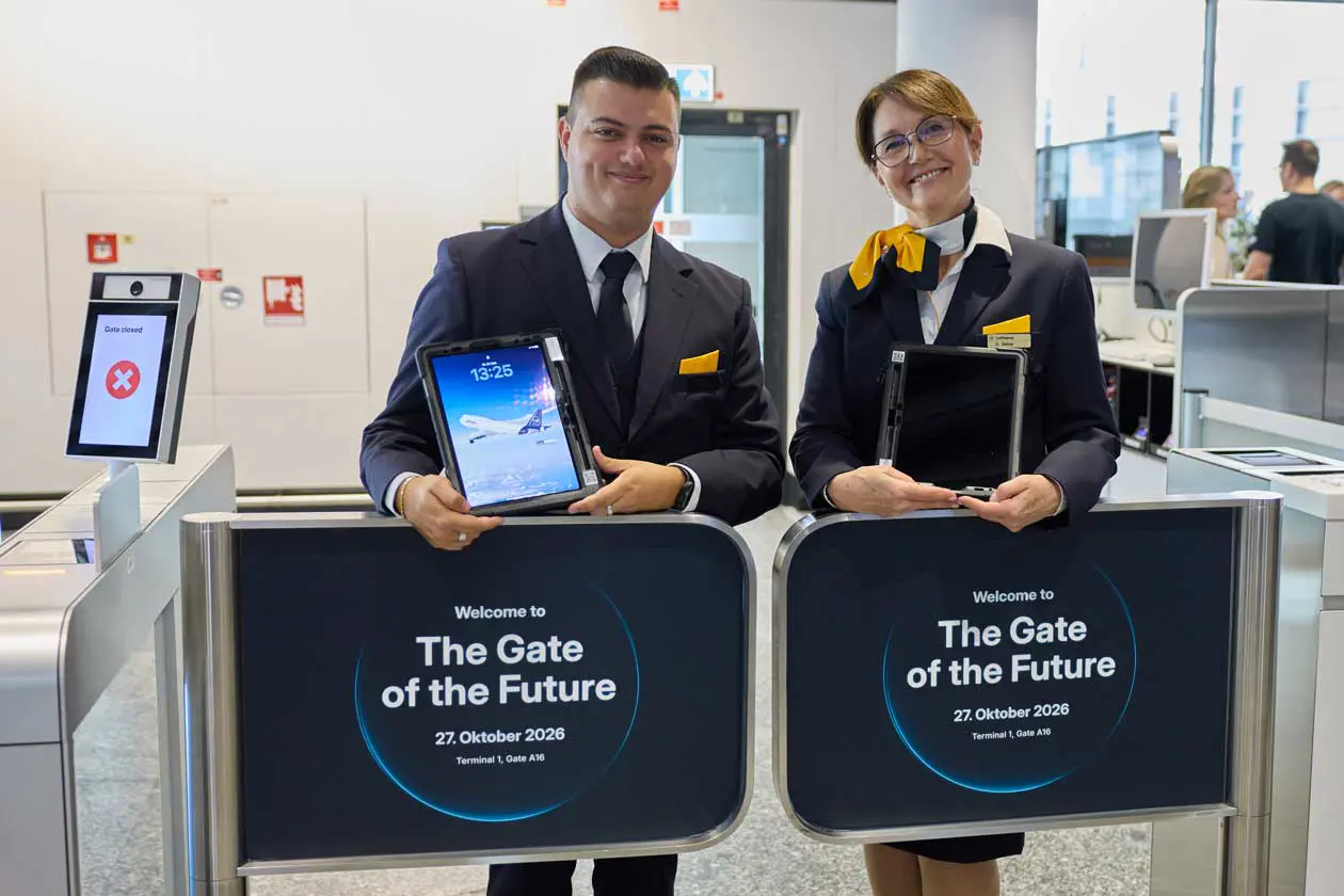 Gate A16, Gate del Futuro all'aeroporto di Francoforte Foto:&nbsp;Copyright ©&nbsp;Lufthansa Group