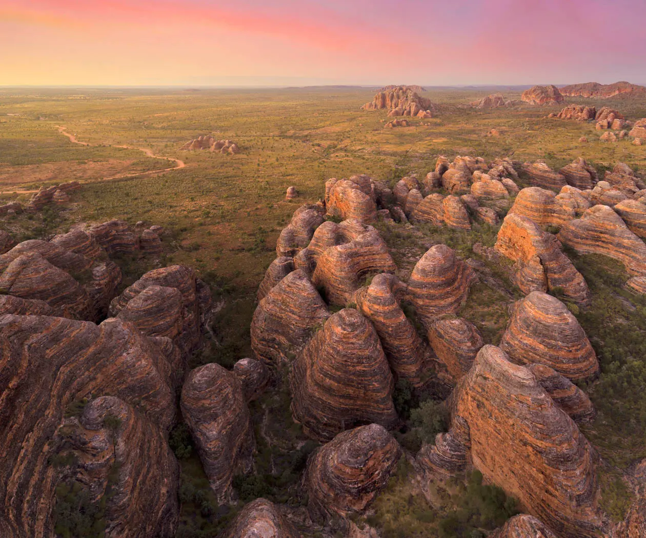 The Bungle Bungle Range, Purnululu National Park. Foto: Copyright © Western Australia