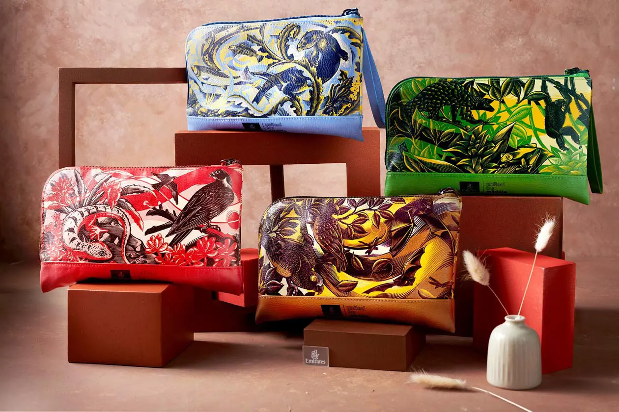 Amenity kit sostenibili di Emirates Foto: Copyright © Emirates Airlines /&nbsp;The Emirates Group