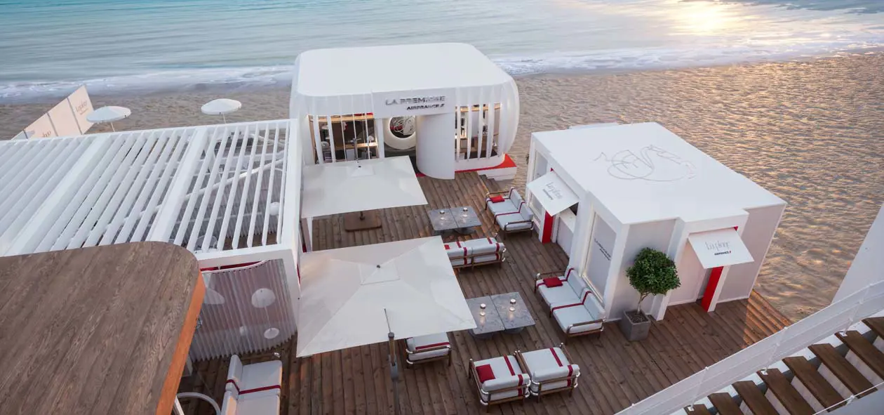 Plage Air France a Cannes Foto: Copyright&nbsp;© Air France