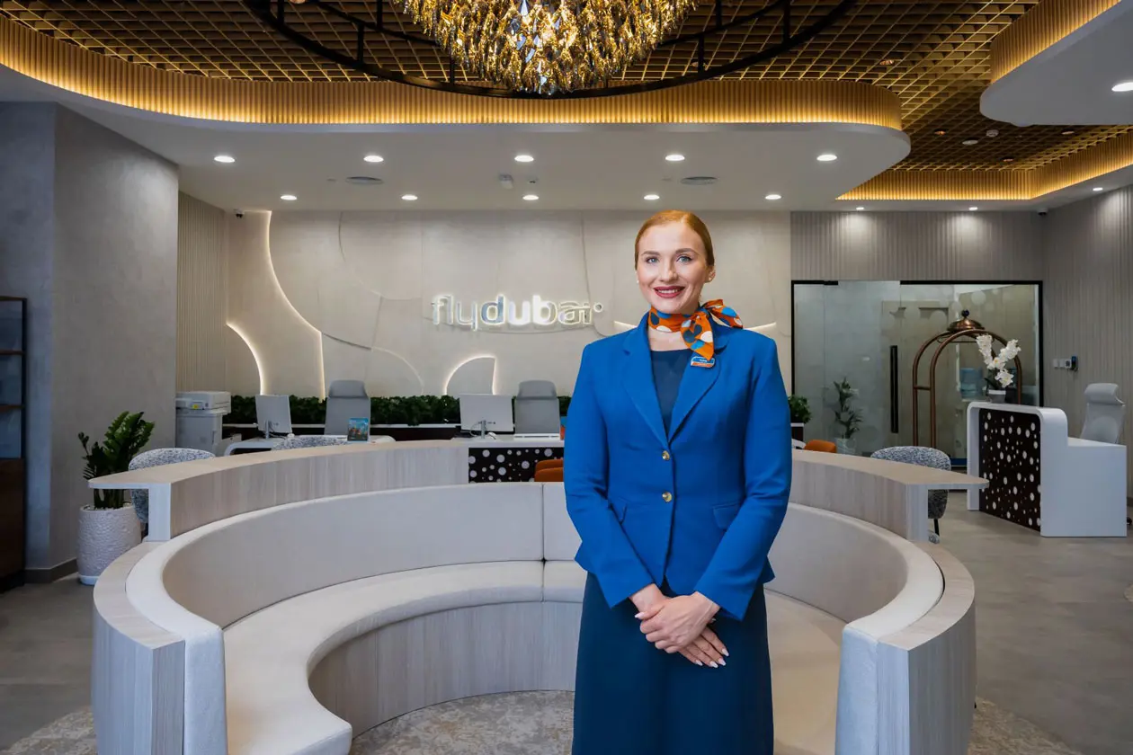 Travel Shop flydubai a Sharjah con servizio di City Check-in Copyright © flydubai