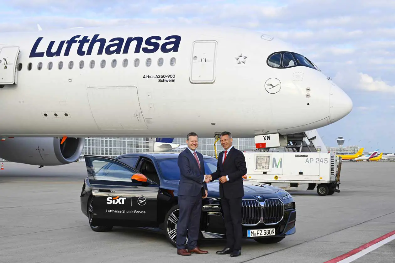 Partnership Lufthansa e SIXT Foto: Copyright © Lufthansa Group