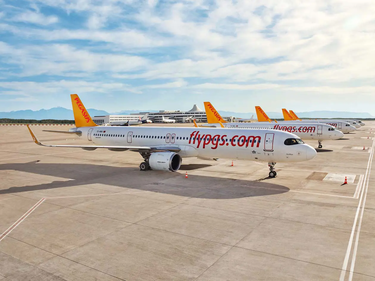 Aeromobili di Pegasus Airlines. Foto: Copyright © Pegasus Airlines