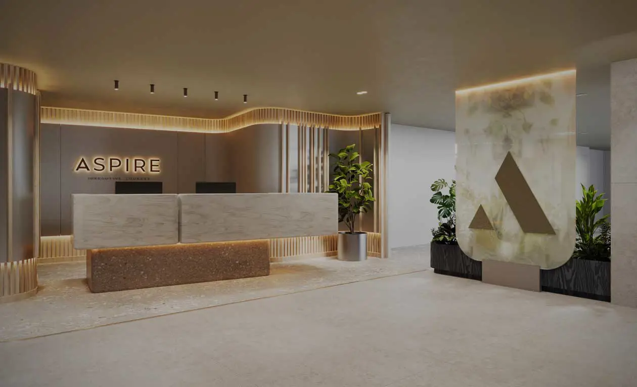 Business lounge Aspire a Vilnius Airport Foto: Copyright © JSC Lithuanian Airports Vilnius Branch