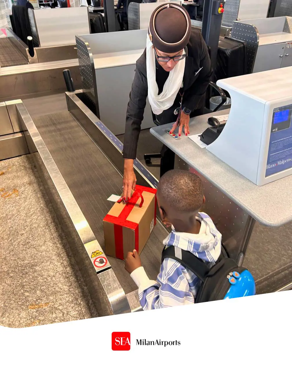 Emirates porta il Travel Rehearsal a Malpensa Copyright © SEA Milan Airports