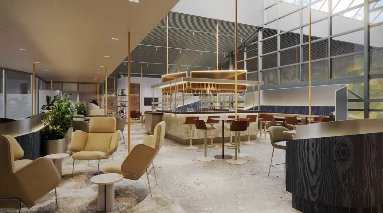 Business lounge Aspire a Vilnius Airport Foto: Copyright © JSC Lithuanian Airports Vilnius Branch