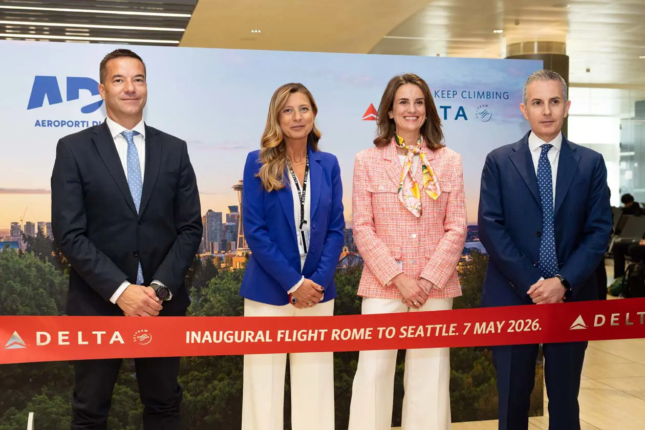 Inaugurazione volo Roma Fiumicino - Seattle Foto: Copyright © ADR
