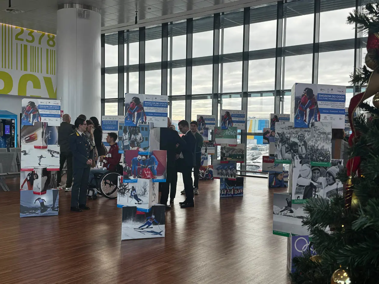 Mostra fotografica “Emozioni dei Giochi - Culture Through Sport” a Milan Bergamo Airport. Foto: Copyright © Avion Tourism Magazine - Sisterscom.com