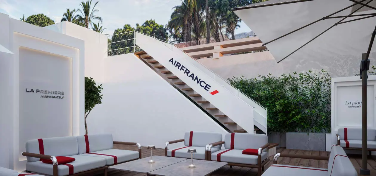 Plage Air France a Cannes Foto: Copyright&nbsp;© Air France