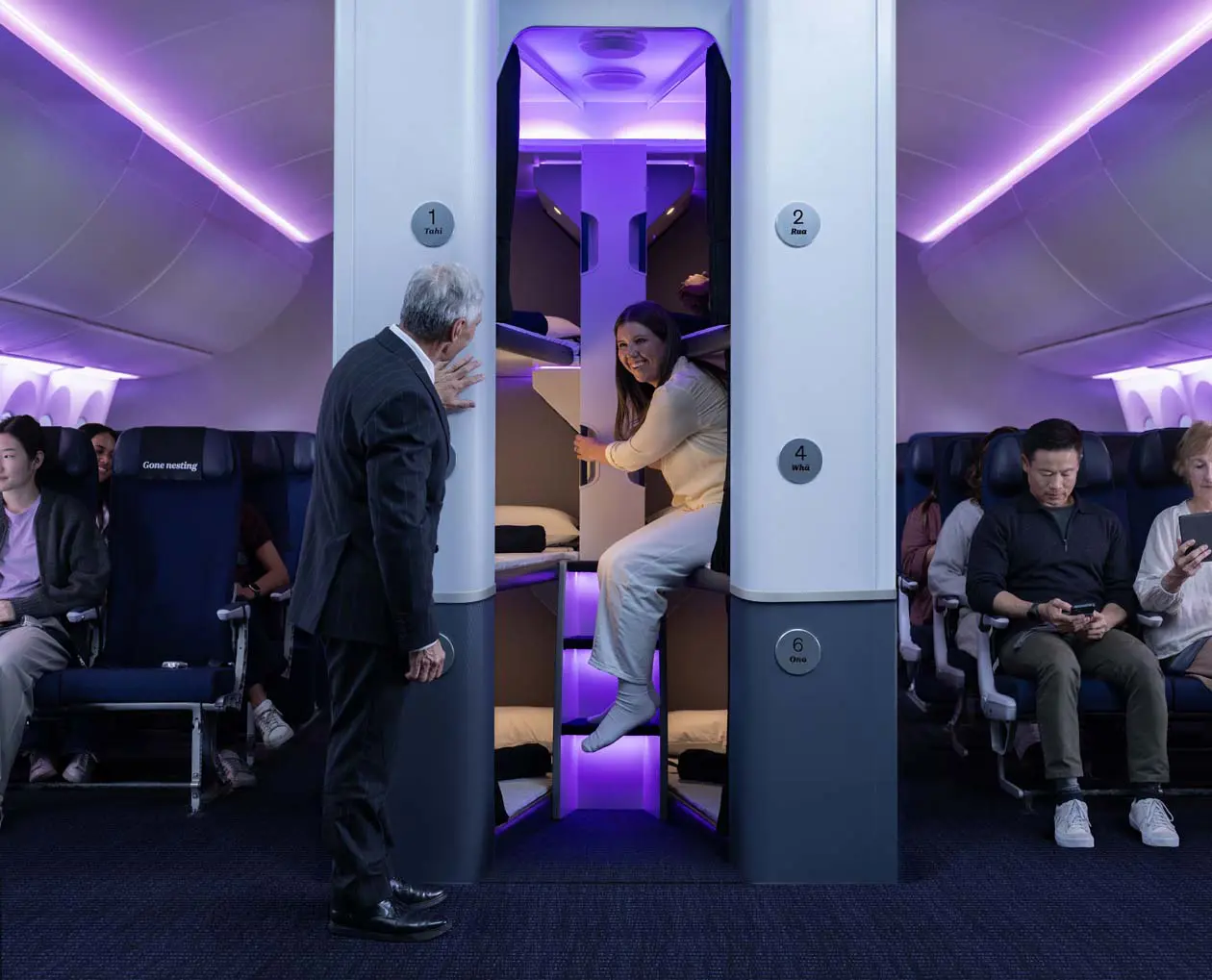 Air New Zealand Skynest Foto: Copyright © Air New Zealand Limited
