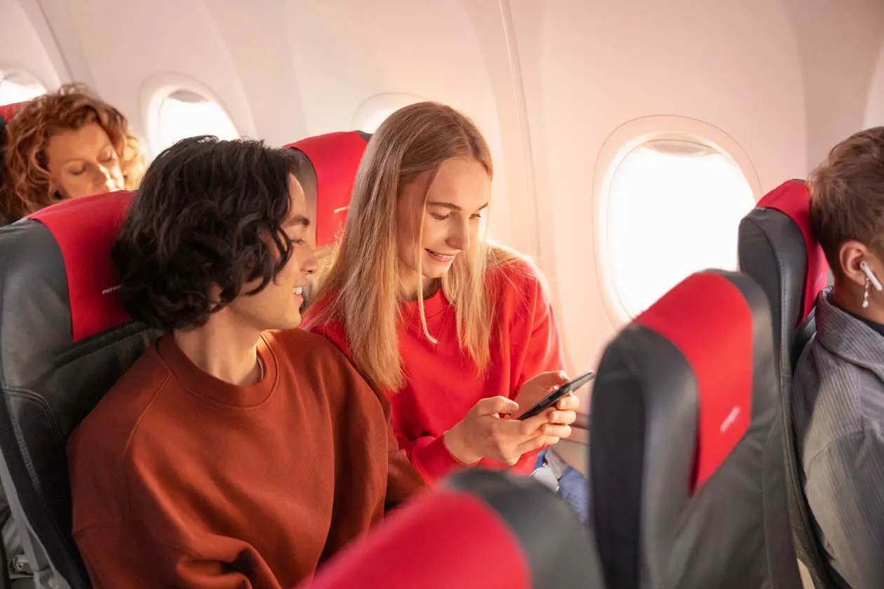 Aeromobile Norwegian, WiFi a bordo Foto: Copyright © Norwegian Air Shuttle ASA