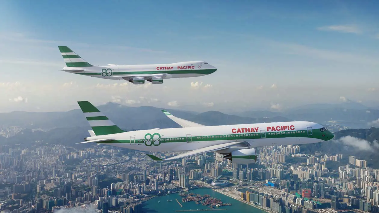 Celebrazioni per l’80°anniversario “80 Years Together” di Cathay Foto: Copyright © Cathay Pacific Airways