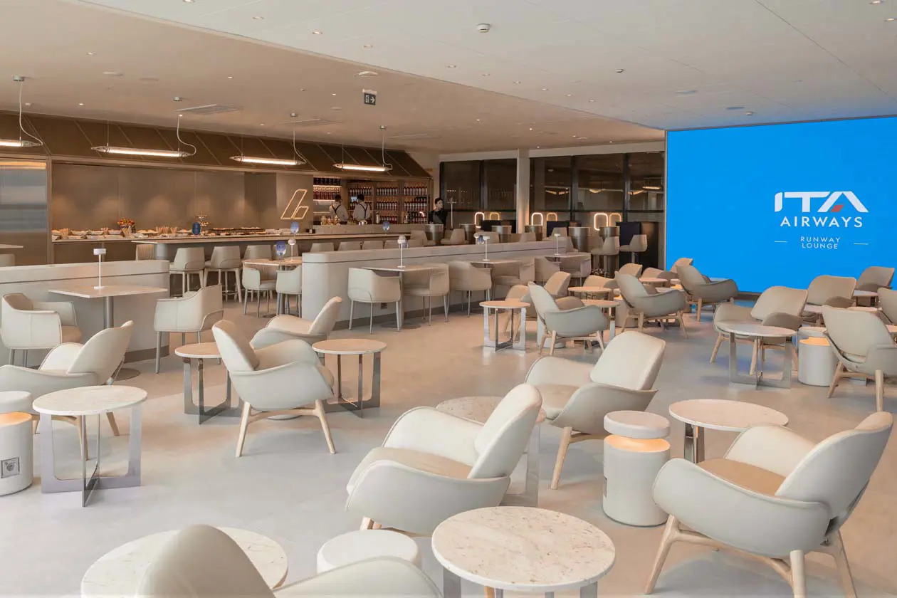 ITA Airways Runway Lounge a Milano Linate Copyright © Ufficio stampa ITA Airways