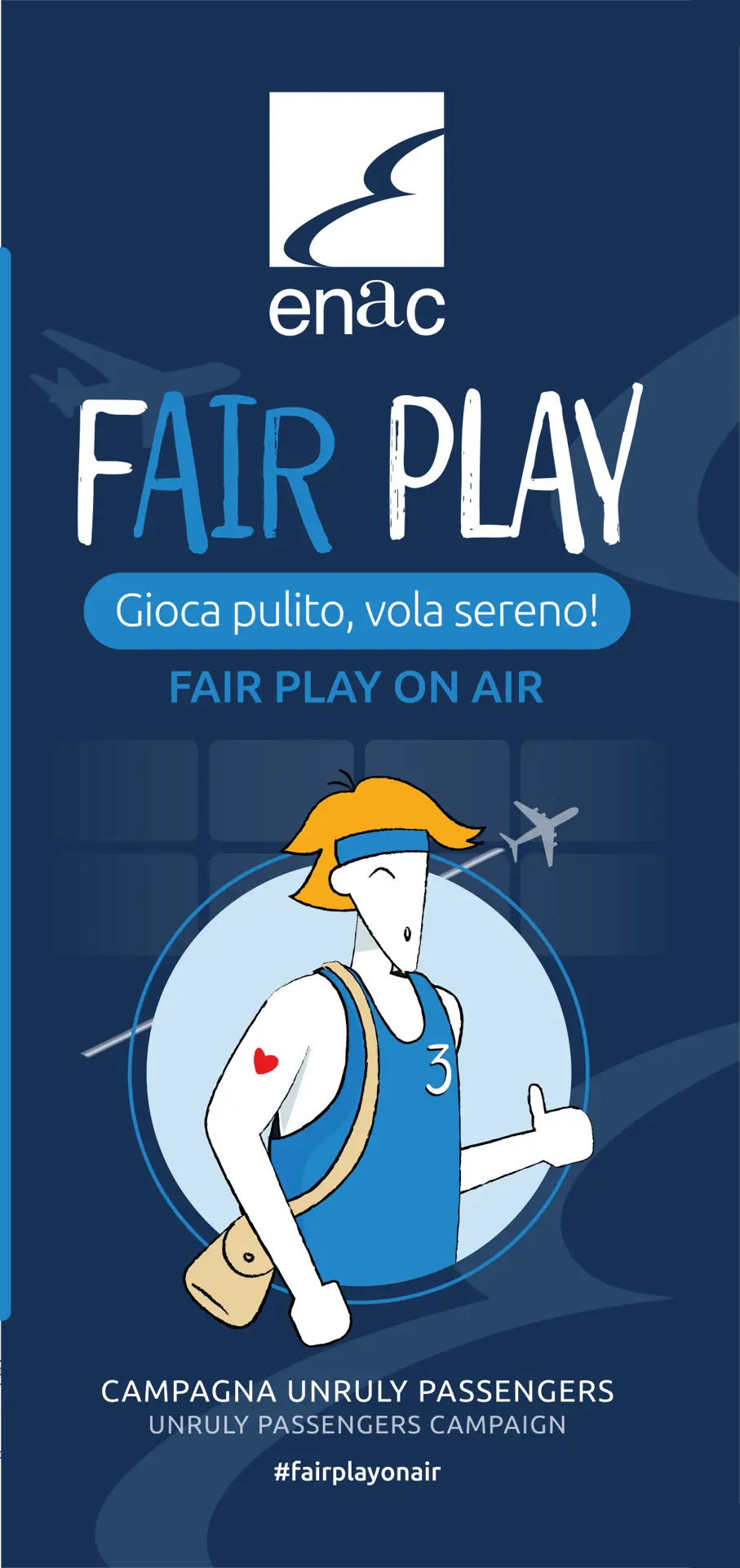 Cover brochure campagna Enac F-Air Play Copyright © Ufficio Stampa ENAC