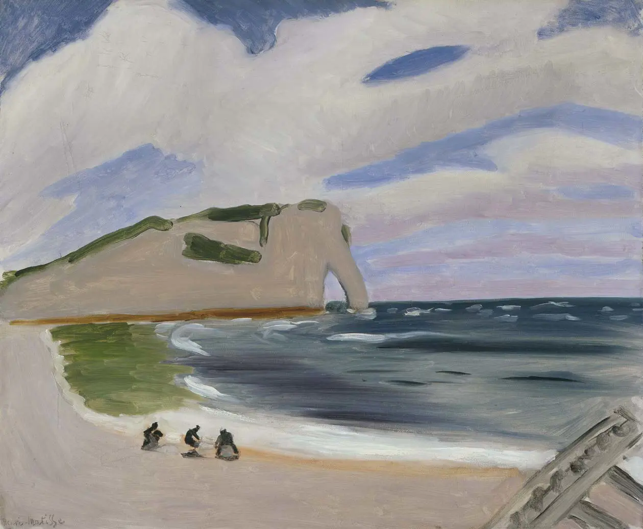 Henri Matisse, Étretat, the Laundresses, 1920, Oil on canvas, 54x65,4 cm, The Fitzwilliam Museum, Cambridge. Image © The Fitzwilliam Museum, University of Cambridge