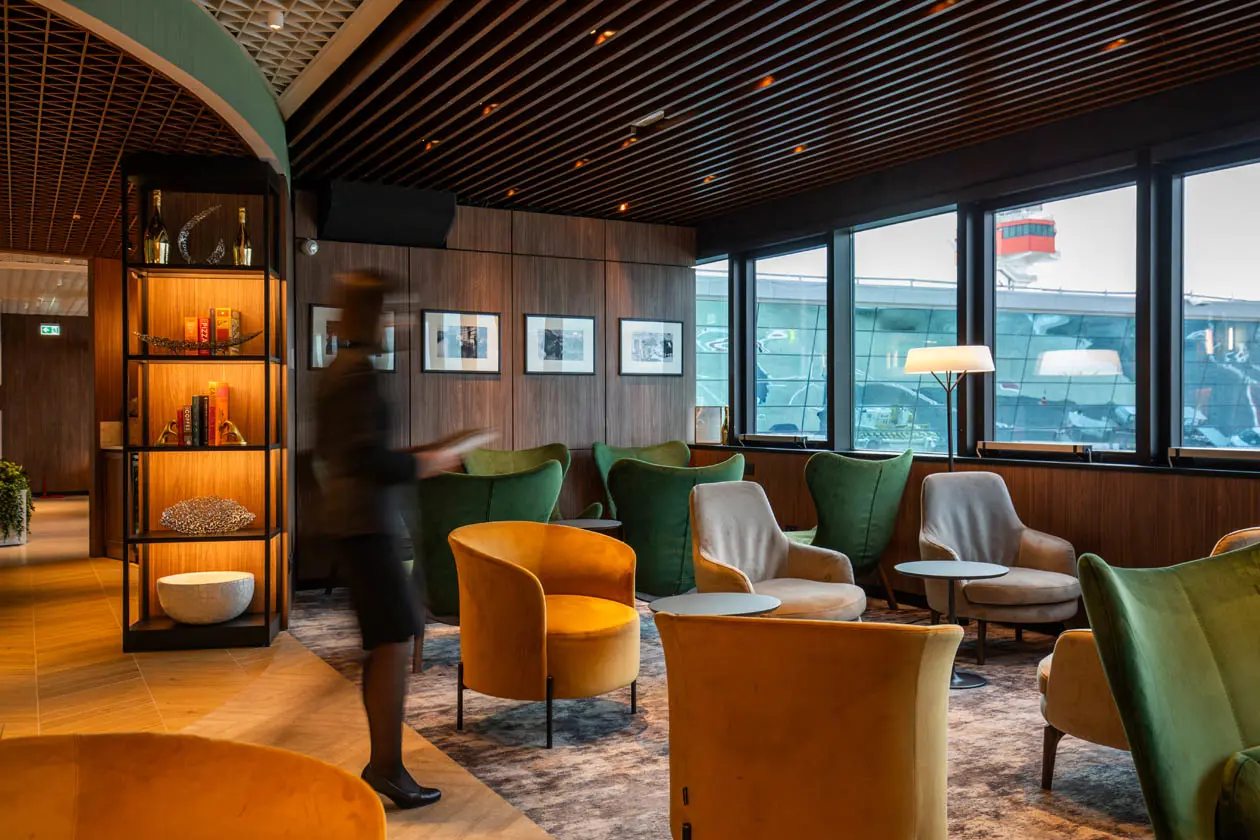 Plaza Premium First a Roma Fiumicino. Foto: Copyright © Ufficio Stampa&nbsp;Adr