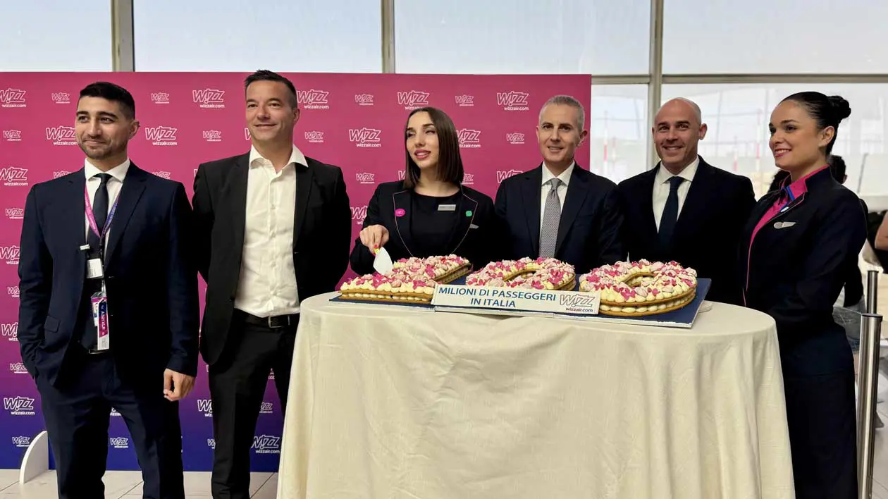 Wizz Air a Fiumicino foto: © Ufficio Stampa ADR e Wizz Air