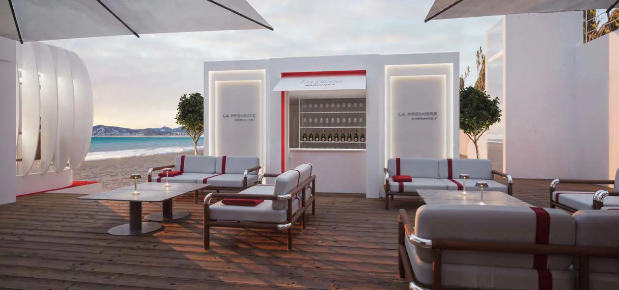 Plage Air France a Cannes Foto: Copyright&nbsp;© Air France