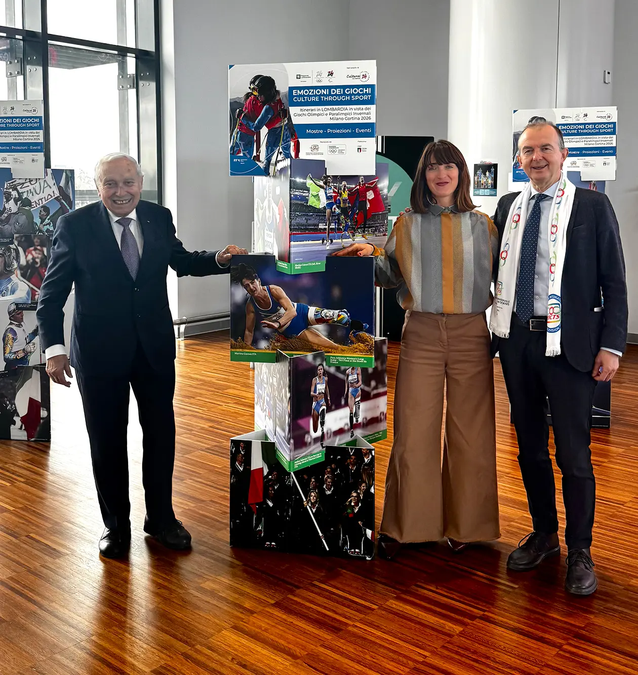 Francesco Ascari, Martina Caironi e Giovanni Sanga. Foto: Copyright © Avion Tourism Magazine - Sisterscom.com