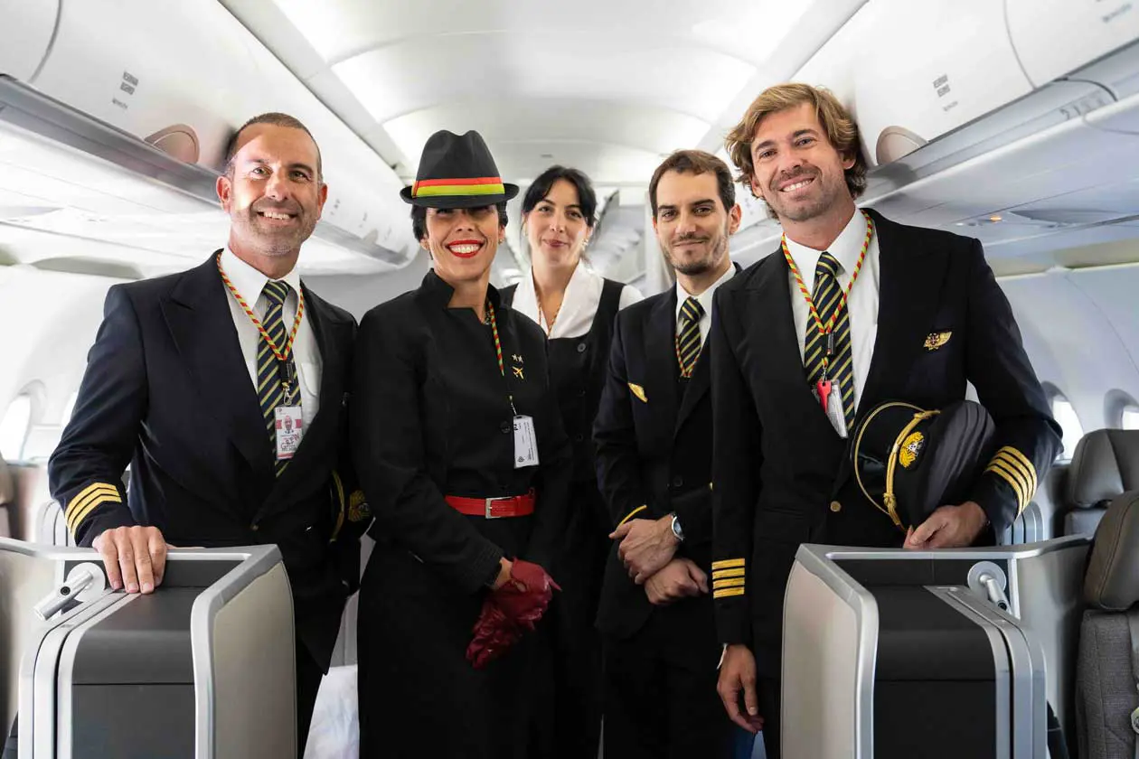 Crew TAP Air Portugal, A321neo LR a Fiumicino Copyright © TAP Air Portugal