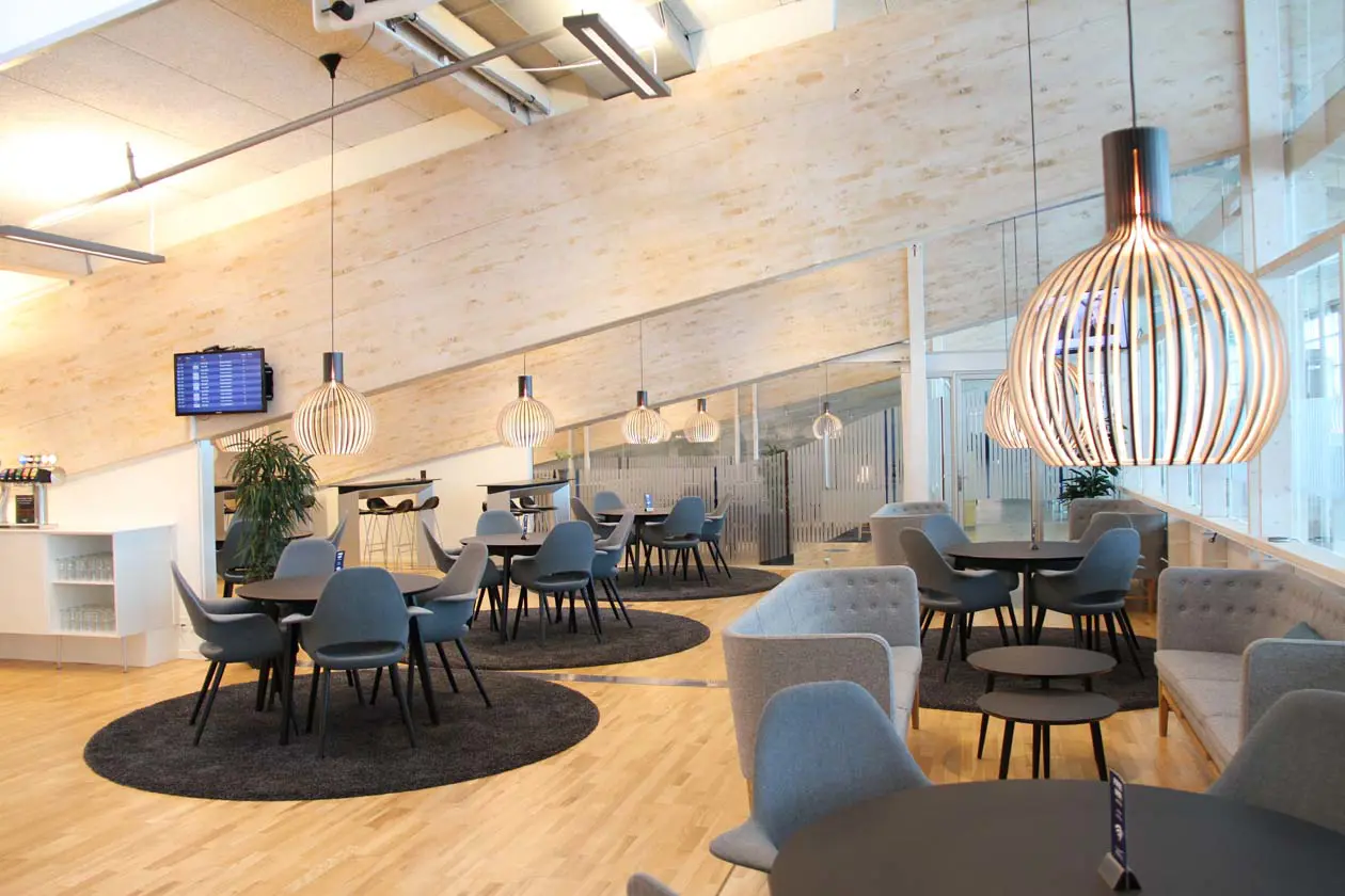 Lounge SAS all'aeroporto di Aalborg (AAL) Copyright © Ufficio Stampa SAS