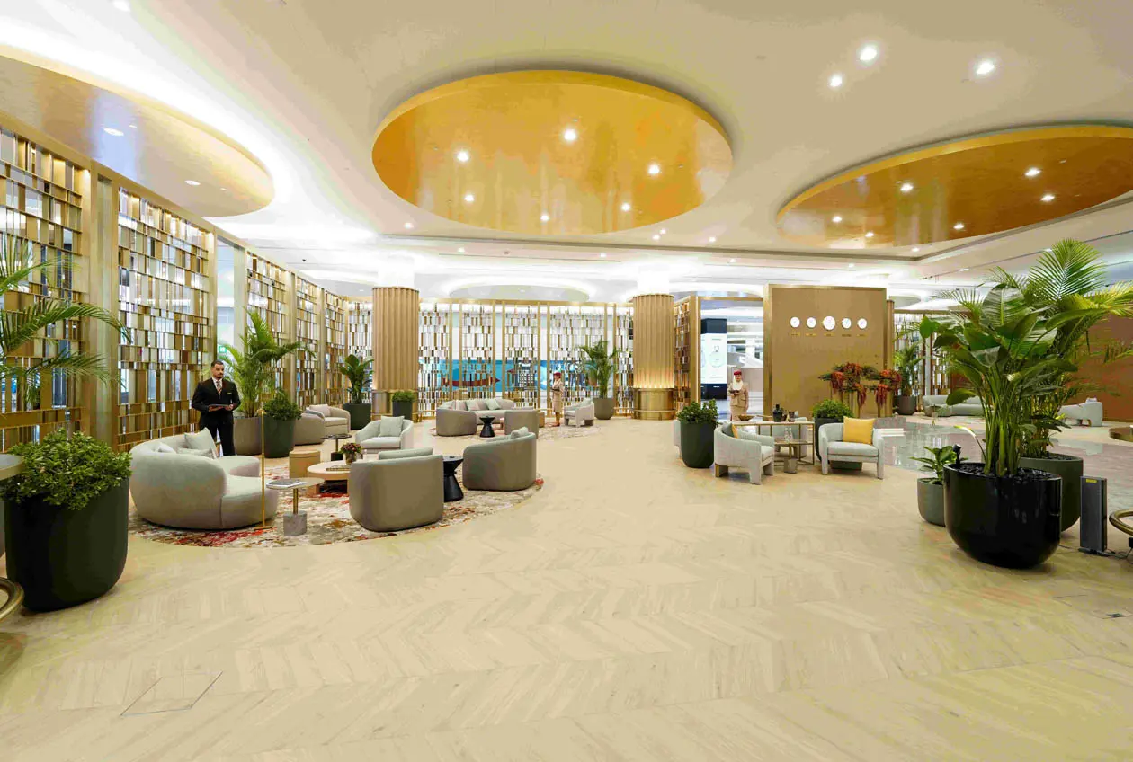 “Emirates First” all'aeroporto di Dubai Foto: Copyright © Emirates Airlines / The Emirates Group