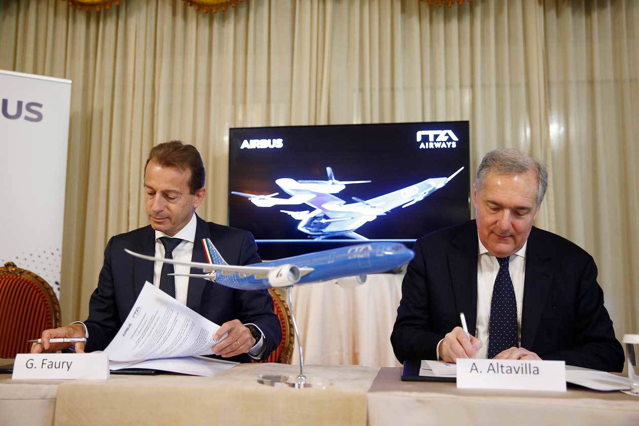 Alfredo-Altavilla-(Presidente-Esecutivo-ITA-Airways)---Guillaume-Faury-(CEO-di-Airbus-)