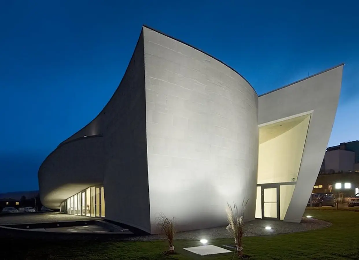 Sala di preghiera della Chiesa Evangelica dei Fratelli Boemi, a Cernosice (Boemia)