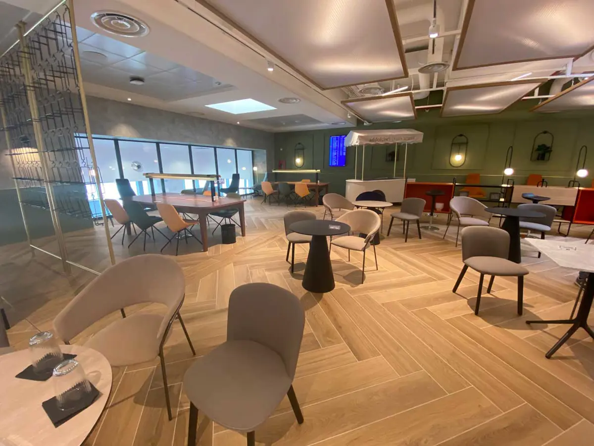 Hellosky Lounge all'Aeroporto di Milano Bergamo. 