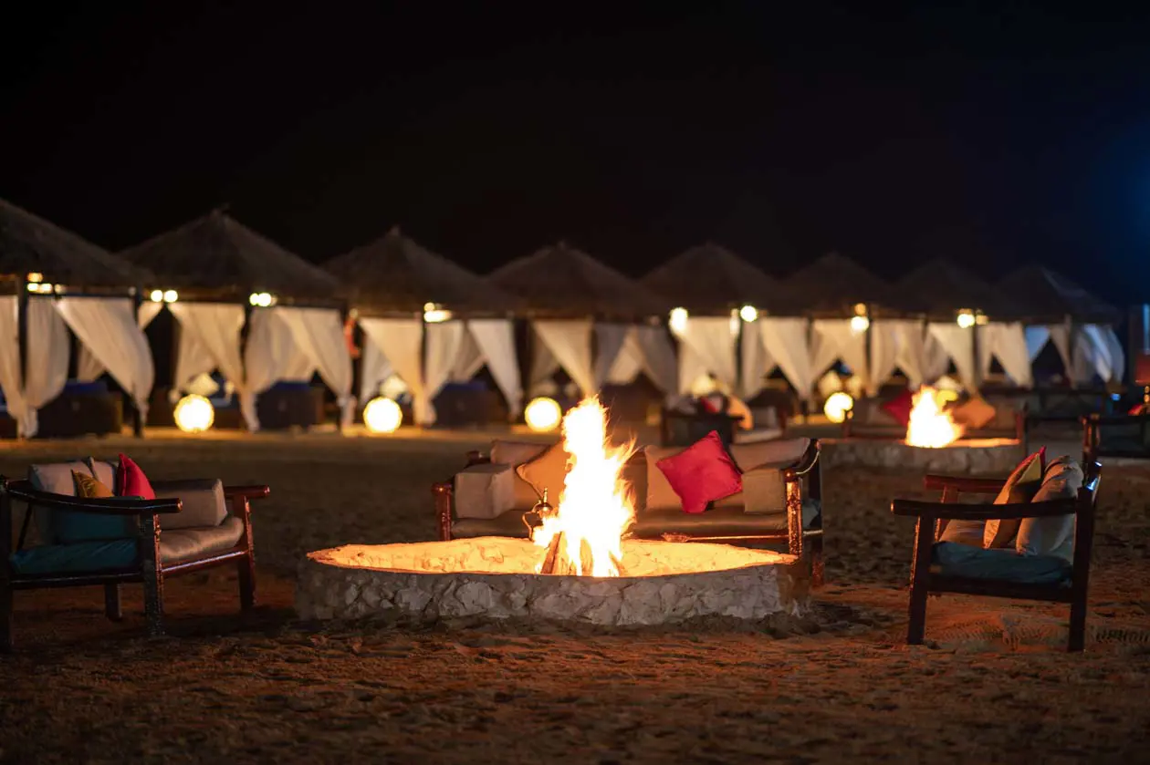 Glamping at Regency sealine in Qatar