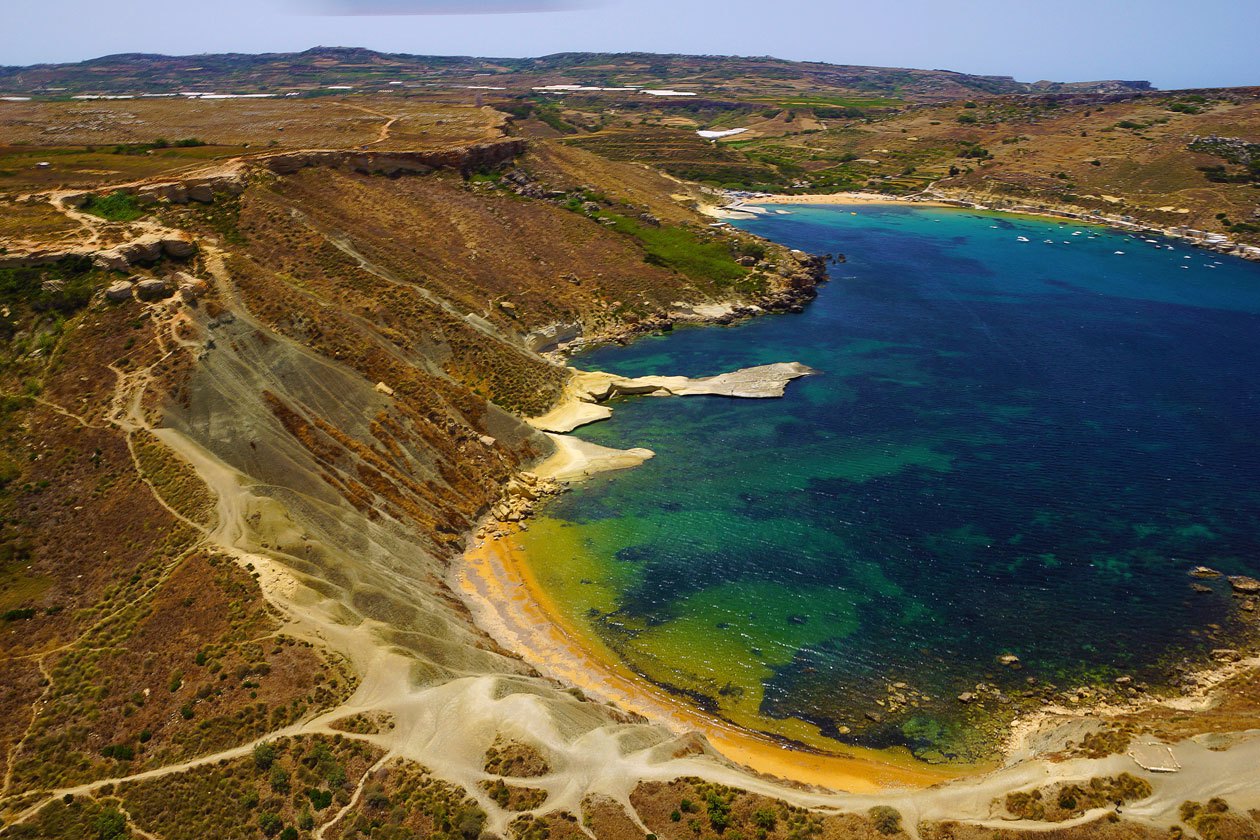 Malta. Gnejna Bay