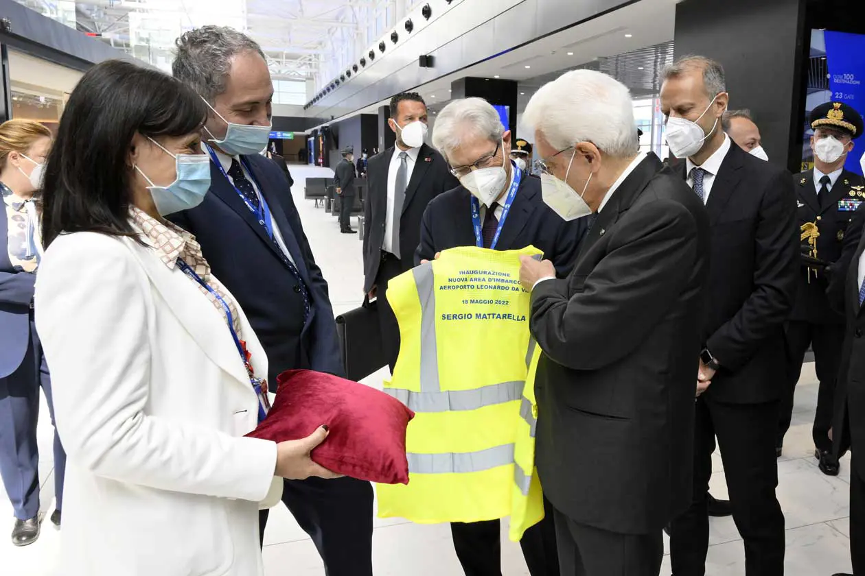 Inaugurazione area di imbarco A, Aeroporto di Roma Fiumicino