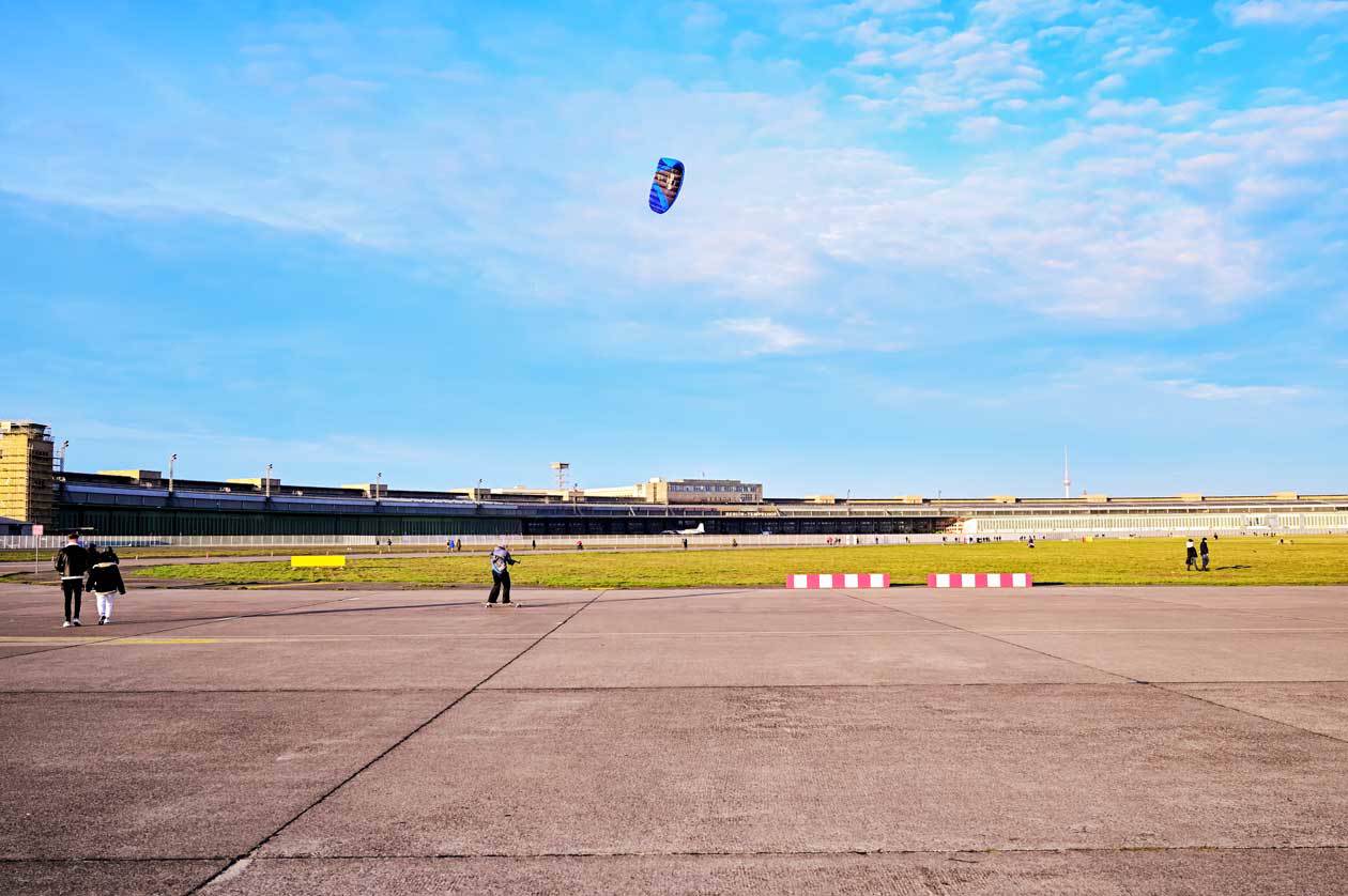 L'ex-aeroporto Tempelhof è un Volkspark (Parco)