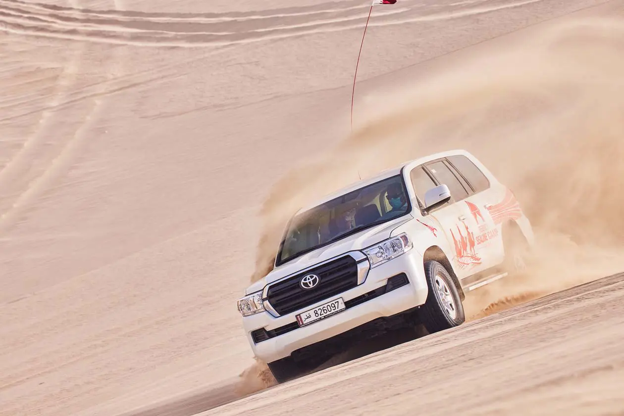 Dune Bashing in Qatar