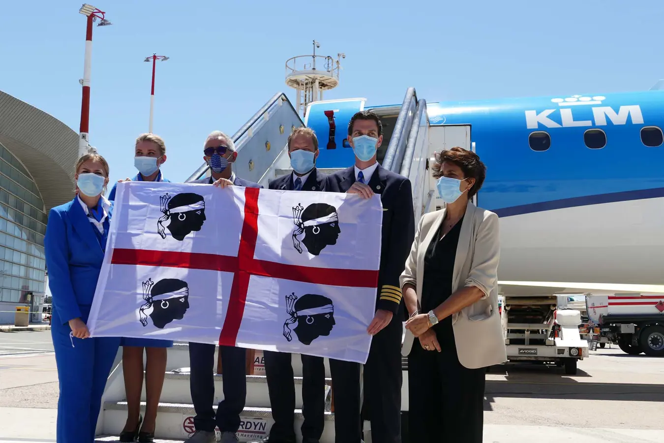 KLM all'Aeroporto di Cagliari.