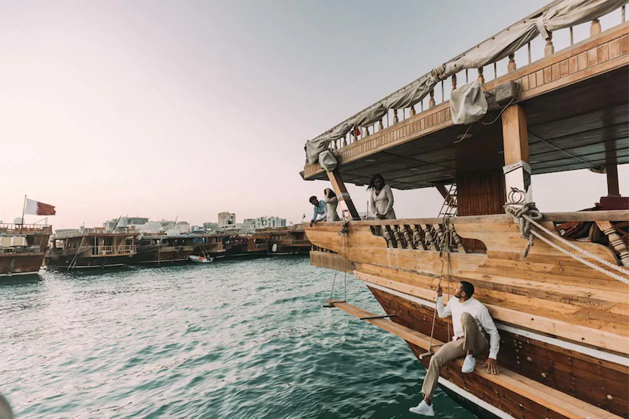 Dhow boat in Qatar