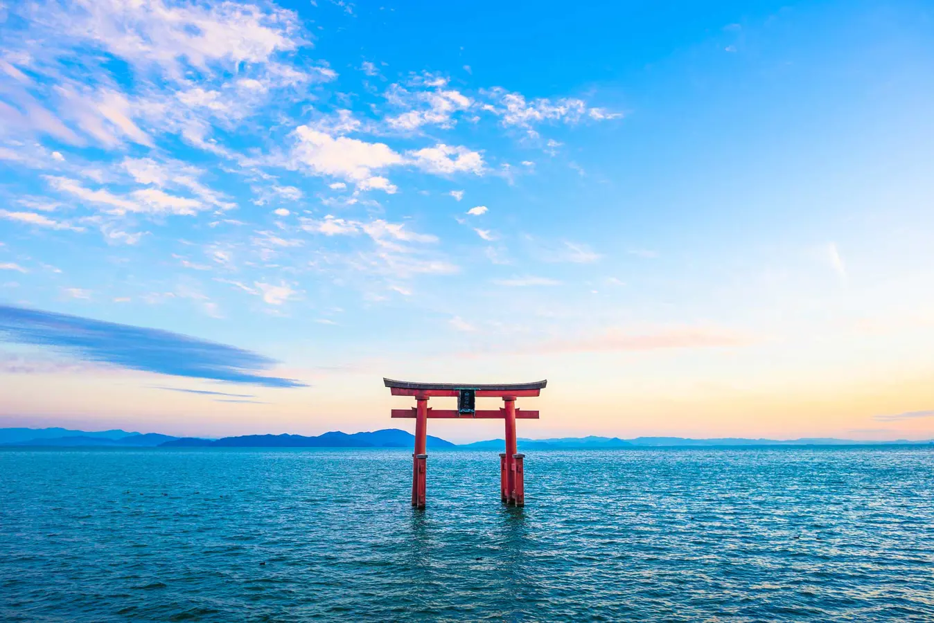 Lago Biwa, Prefettura di Shiga, Giappone