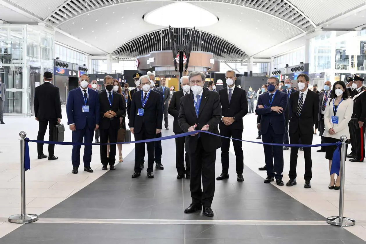 Inaugurazione area di imbarco A, Aeroporto di Roma Fiumicino