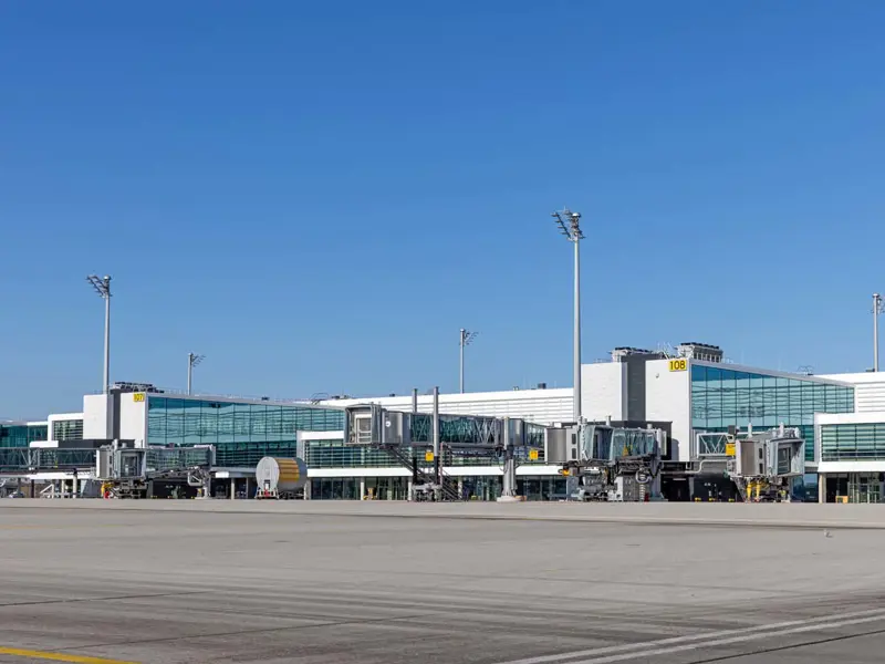Nuovo Molo del T1 aeroporto di Monaco Foto: Copyright © Flughafen München